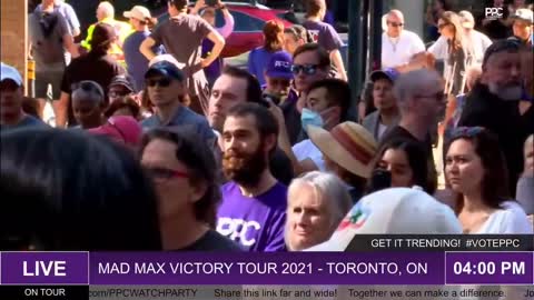 Canadian doctor calls out Big Pharma at #defundthecbc Rally