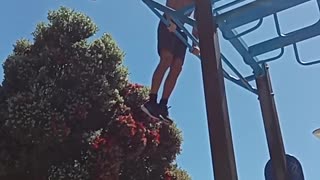 6 Muscle Ups HIGH Bar