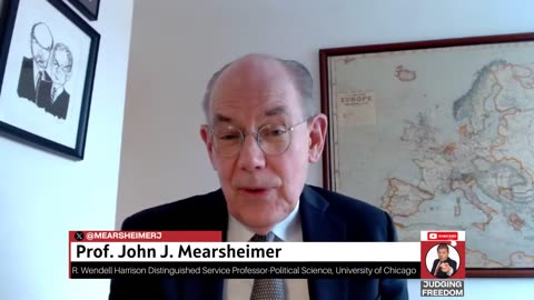 Prof. John Mearsheimer : Israel’s Dangerous Game.