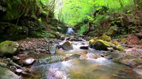 4K Nature Waterfall Video