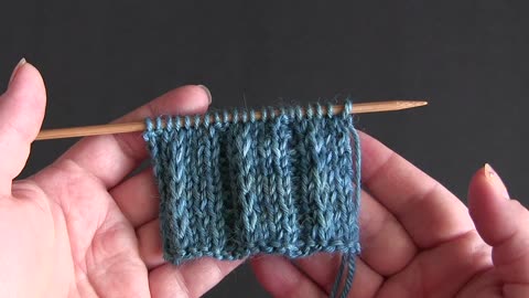 Pleated Rib Stitch - How to Knit