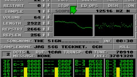 Amiga and Atari ST Protracker Music Mods - I Saw The Sign