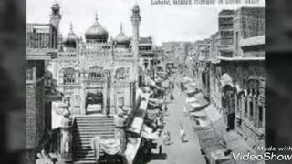 Rare view of old city of Lahore before the birth of Pakistan