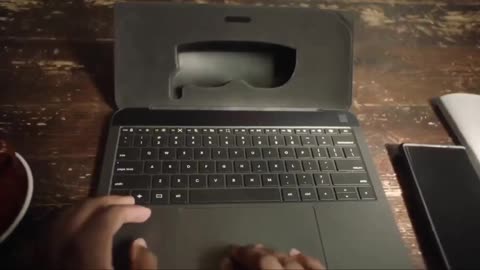 The world's first screenless laptop has arrived