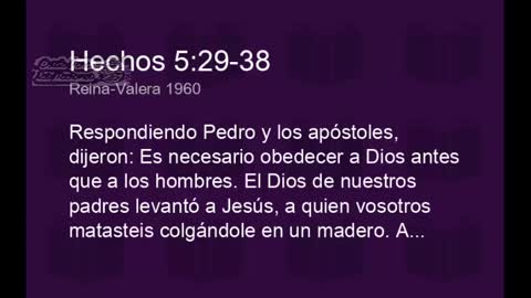 Es necesario obedecer a Dios antes que a los hombres.