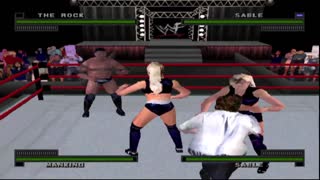 WWF Attitude PS1: Tornado match #30
