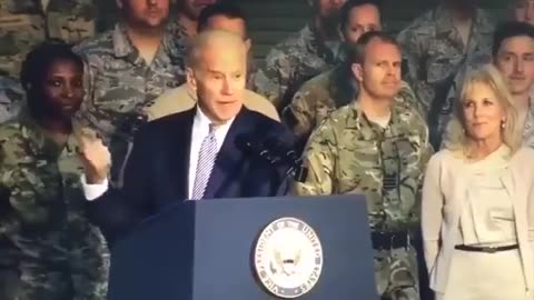 In March 2016, Crooked Joe Biden called American servicemembers "stupid bastards