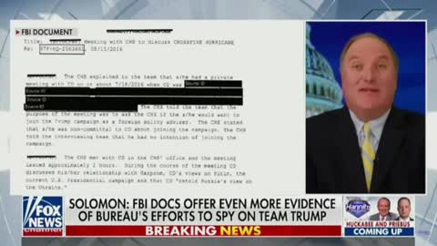 SPYGATE - FBI Directed Efforts to Spy on Team Trump; Documents Show..