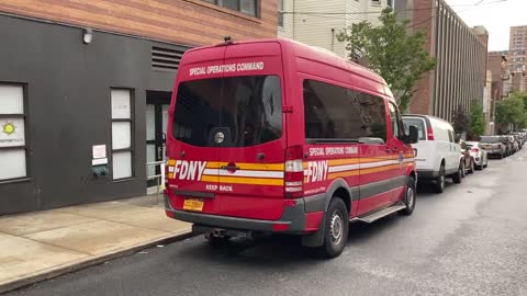 Walk-around of FDNY Special Operations Command 2013 Freightliner 2500 at 41 Squad Quarters