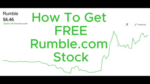 How To Get Rumble Stock Completely Free