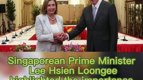 Singapore PM Lee appealing to 'stable' US-China relations when he met Nancy Peolsi