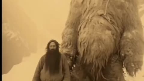 Yeti Expedition ~1908 James Bill Renowned Adventurer Led A Team Of Explorers To Nepal To Document Their Findings In The Himalayas ~During Their Journey They Encountered A Group Of Yetis