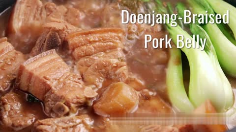 Recipe 17 - Keto Doenjang Braised Pork Belly