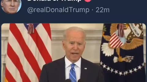 President Donald J. Trump with Biden Predictions