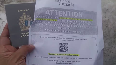 If you want to apply for Canadian passport you need QR code