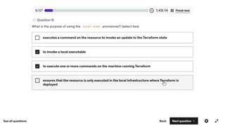 Hashicorp Certified Terraform Associate Exam Questions