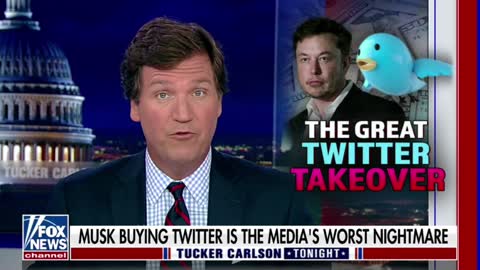 Tucker Carlson on corporate media claiming free speech is a bad thing in reaction to Elon Musk’s attempt to buy Twitter: “These people are fascists.”