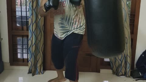 Heavy bag for weight loss