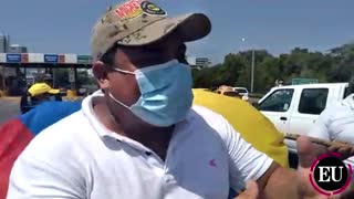 Con Yucatón, cartageneros protestan por cobro de peajes