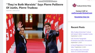 Justin Trudeau is a marxist