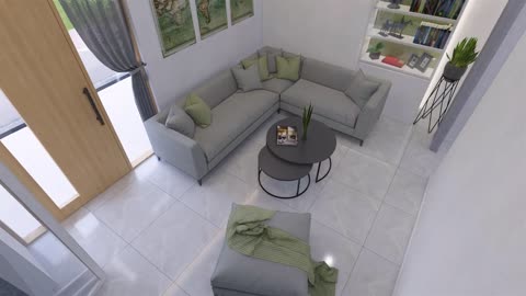 Living Room Design Ideas 3x4 meters | Style tropis modern