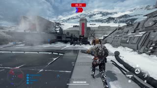 Star Wars Battlefront II: Instant Action Mission (Attack) Resistance Starkiller Base Gameplay