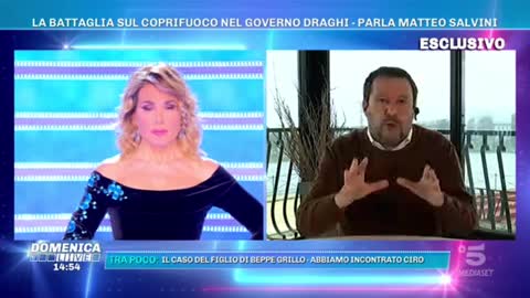🔴 Matteo Salvini a "Domenica Live" (02/05/2021)