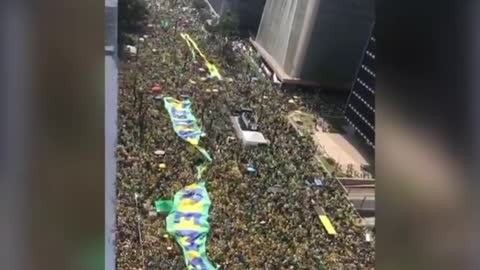 SÃO PAULO Biggest pro-Bolsonaro and anti Brazilian Supreme Court Manifestation -