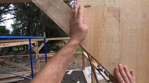 TIMELAPSE- Couple BUILDS Post & Beam Shed KIT in 20 Minutes Bought OFF the INTERNET