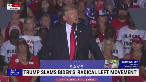 Donald Trump 'bashes up Joe Biden' at latest Florida rally | live news