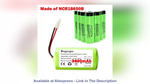 ⚡️ New 14.8V 3400mAh/2800mAh Li-ion Battery For PUPPYOO R30 R35 , PUPPYOO R30 Pro , For iSweep X3