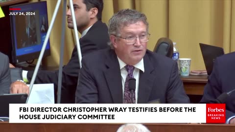 Thomas Massie Questions FBI's Wray About Trump's Would-Be Assassin