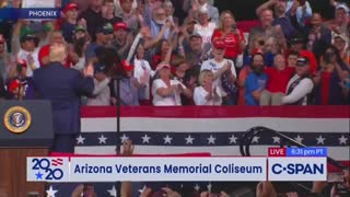 Trump praising WWII veteran Ervin