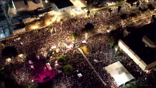 Rallies in Tel Aviv for release of hostages, ceasefire