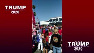 Insane crowds! President Trump visits Newport Beach, CA 10/17/2020