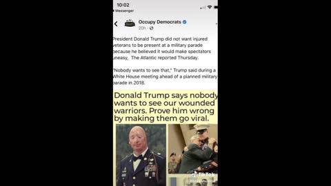 Wounded Veteran Calls Out 'Occupy Democrats' Group - "You're Lowlife. You're Scum"