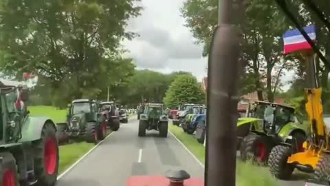 Farmers United: Dutch Agriculturists Welcome the Germans as They Roll Into the Netherlands