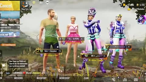 Joining pakistani random Squad of girls👩🏻‍🦳like bot😂 funny gameplay pubgmobile