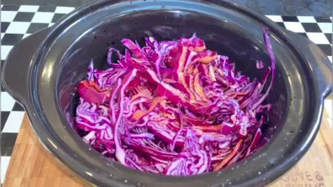 Red Cabbage Slaw | Simple & Succulent Recipe