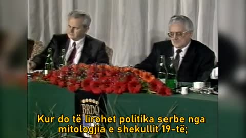 1991/Kur Baton Haxhiu pyeste Millosheviç për pavarësinë e Kosovës: Ata janë serbë