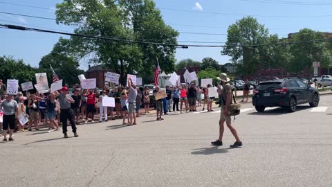 Protest of Vaccine Mandate for Healthcare Workers -Portland, ME 8/14/21
