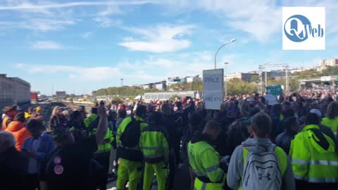 La protesta dei portuali da Trieste in giù