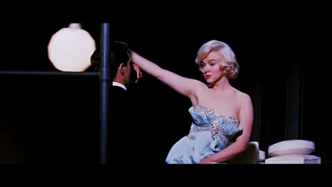 Marilyn Monroe 1960 Lets Make Love scene remastered 4k part 1