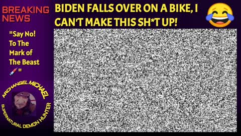 BREAKING NEWS: BIDEN IS ASSAULTED BY A BICYCLE 😲