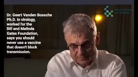 Dr. Geert Vanden Bossche Ph.D. in Virology | Never Use a Vaccine That Does Not Stop Transmission