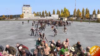 Spawned 1800 Zombies in DayZ!