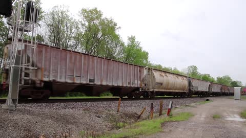Union Pacific freight train in Wright City, Missouri