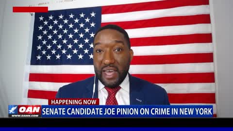 Senate candidate, Joe Pinion discusses crime in N.Y.