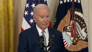 Biden says "I've been going around the world a lot lately t’s good to be home" (lying again)