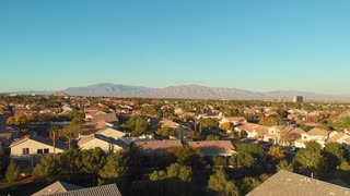 Las Vegas suburbs aerial view